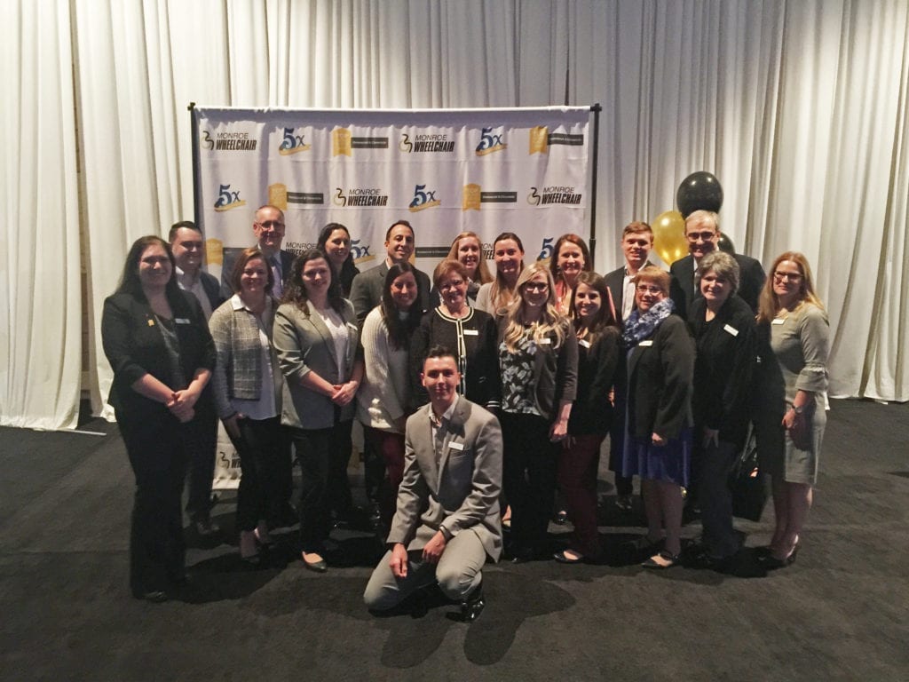 Insero's team of accountants at the 2019 Top Workplaces celebration in Rochester, NY