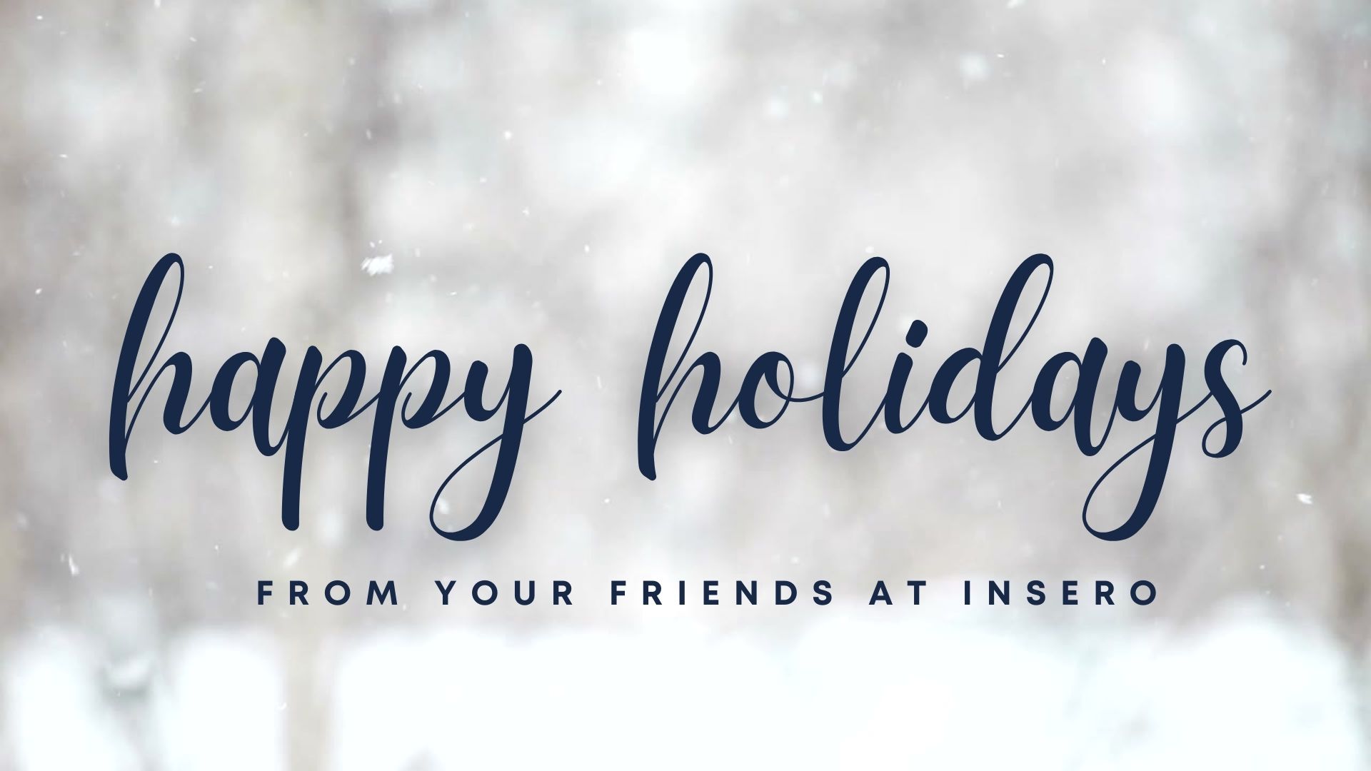 Happy holidays from your friends at Insero