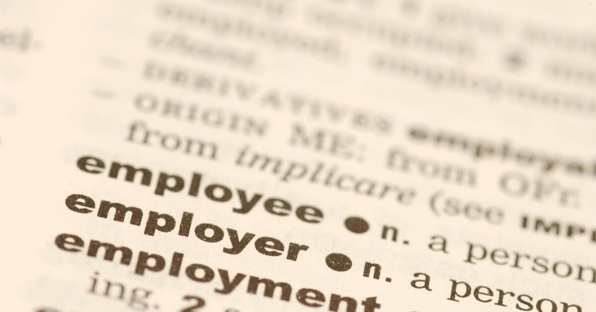 definition of employee vs. indpenedent contractor in the dictionary