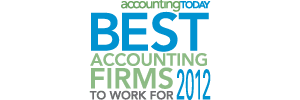 Best Accounting Firms to Work 2012 Logo