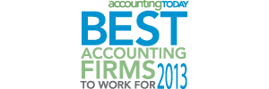 Best Accounting Firms to Work 2013 Logo