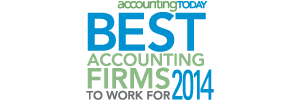 Best Accounting Firms to Work 2014 Logo