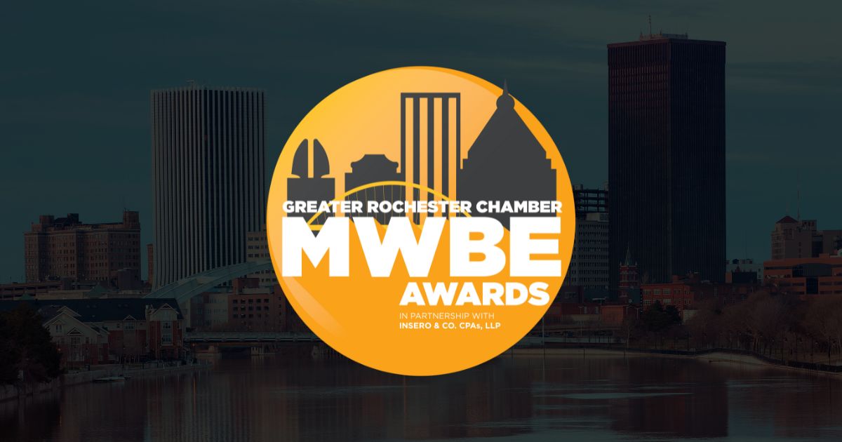greater rochester chamber mwbe awards logo