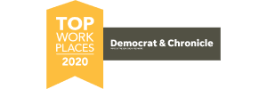 2020 Rochester's Top Workplaces by the Democrat & Chronicle Logo
